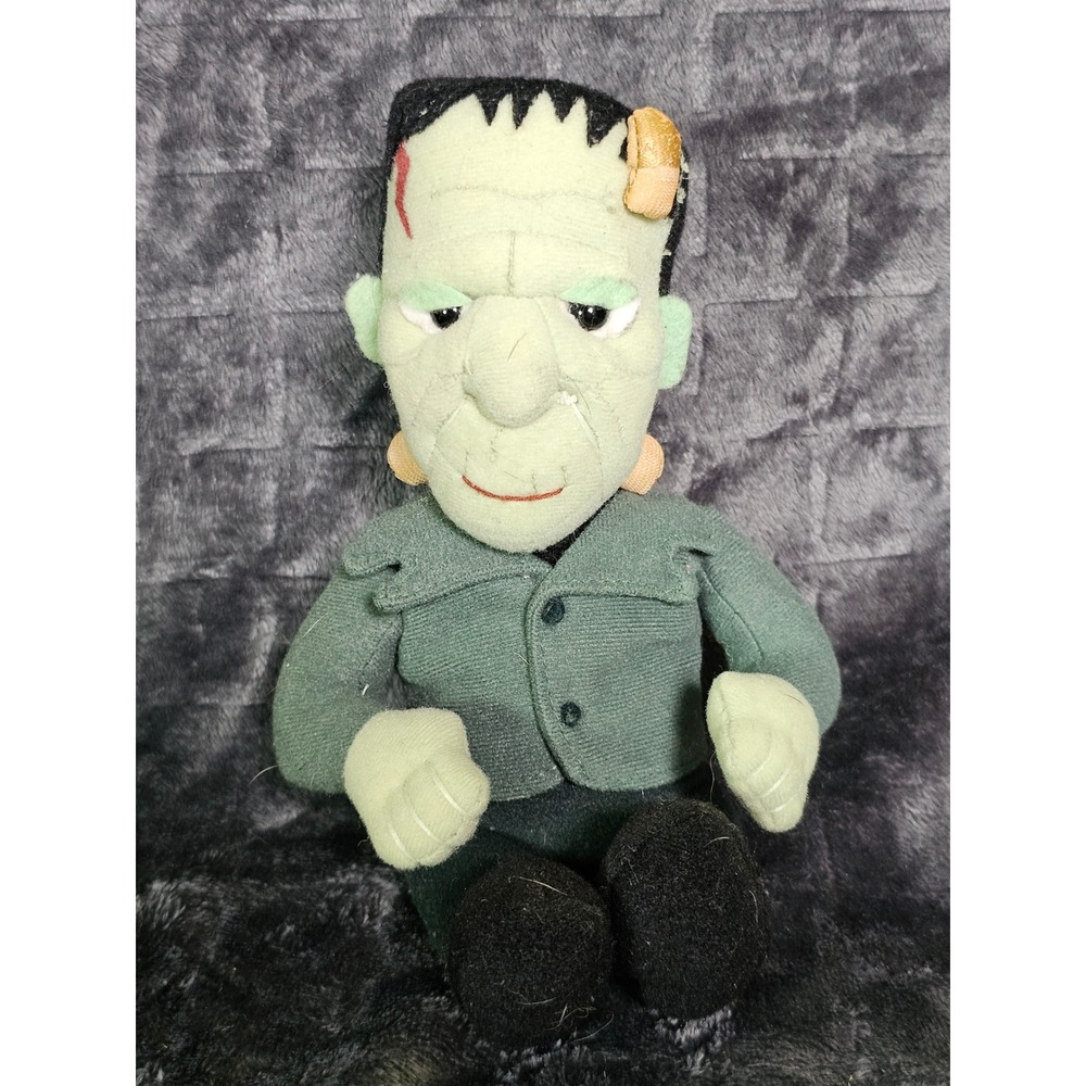 Vtg 1999 Stuffins Universal Studios Frankenstein Plush 8" Bean Bag Plush CVS